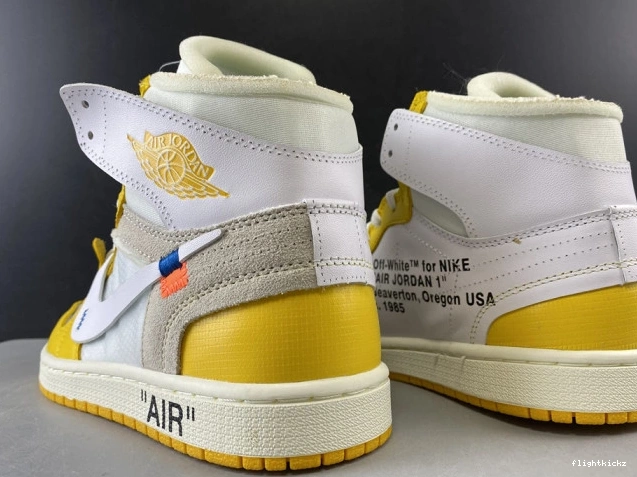 1 Jordan AQ0818-149 Powder Yellow-Cone x White Off-White NRG Dark Air 0920